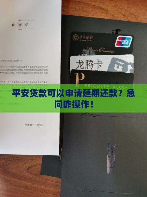 平安贷款申请延期还款