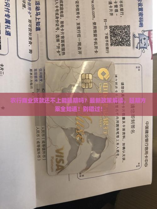 农行商业贷款还不上能延期吗