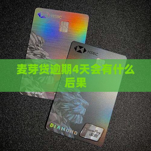 麦芽贷逾期4天会有什么后果