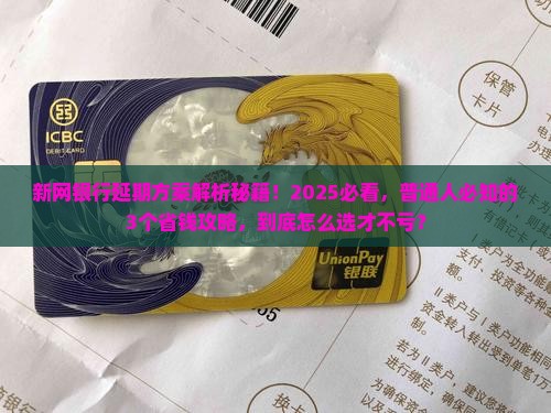新网银行延期方案解读