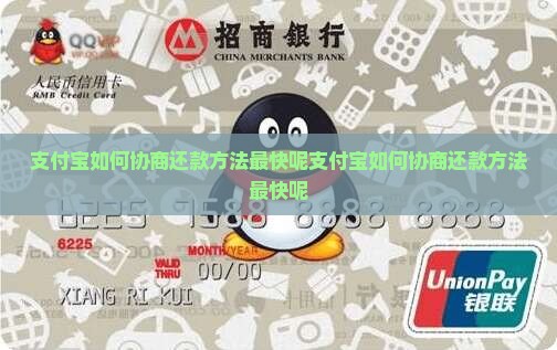 支付宝如何协商还款方法最快呢
