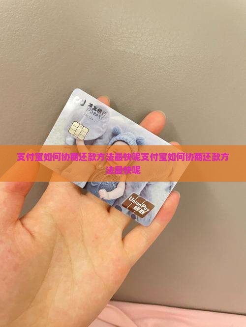 支付宝如何协商还款方法最快呢
