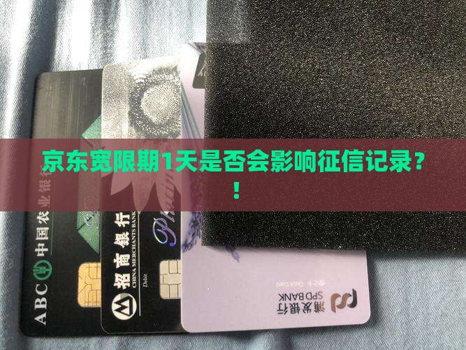 京东白条宽限期1天是否会影响征信记录