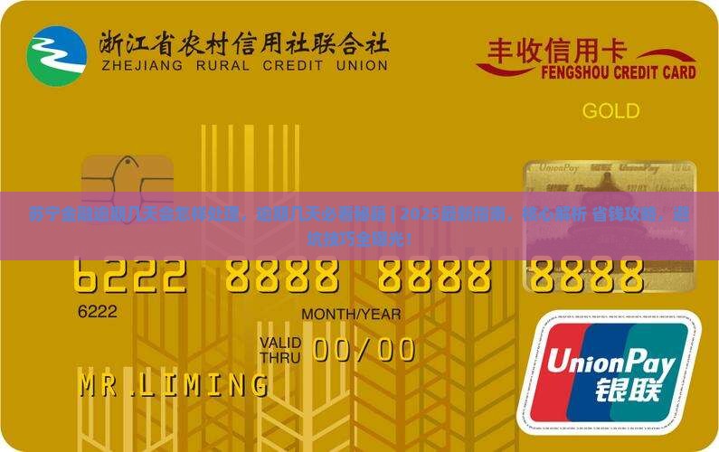 苏宁金融逾期几天会怎样处理
