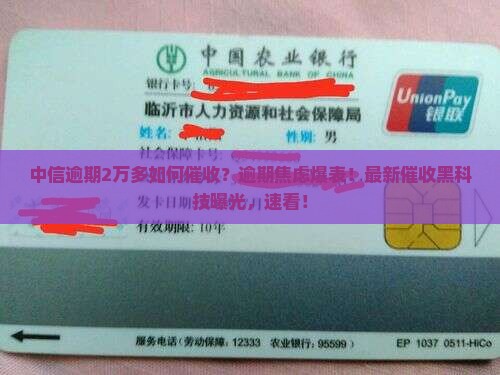 中信逾期2万多需要如何催收