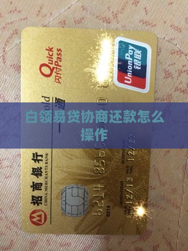 白领易贷协商还款怎么操作