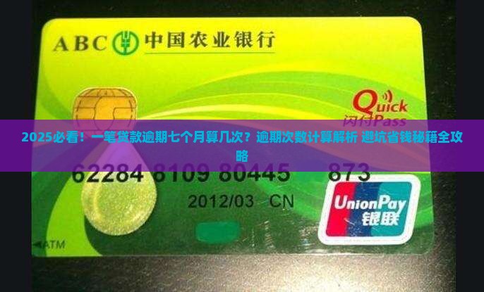一笔贷款逾期七个月算几次