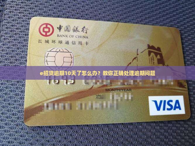 e招贷逾期10天了怎么办？教你正确处理逾期问题