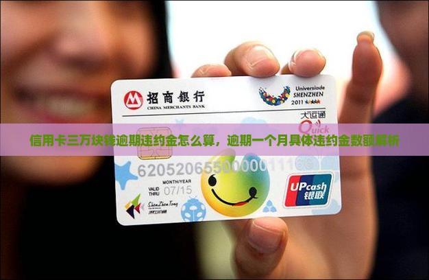 信用卡三万块钱逾期违约金怎么算，逾期一个月具体违约金数额解析