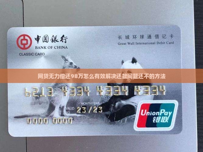 网贷无力偿还98万怎么有效解决还款问题还不的方法