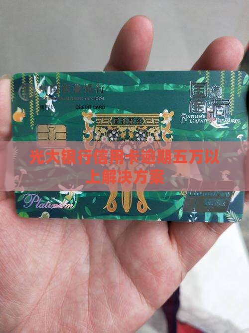 光大银行信用卡逾期五万以上解决方案