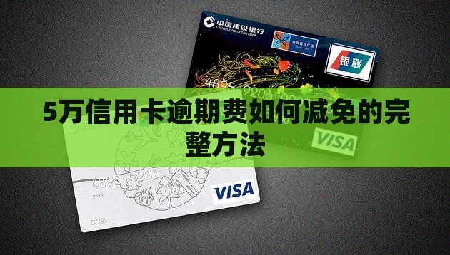 5万信用卡逾期费如何减免