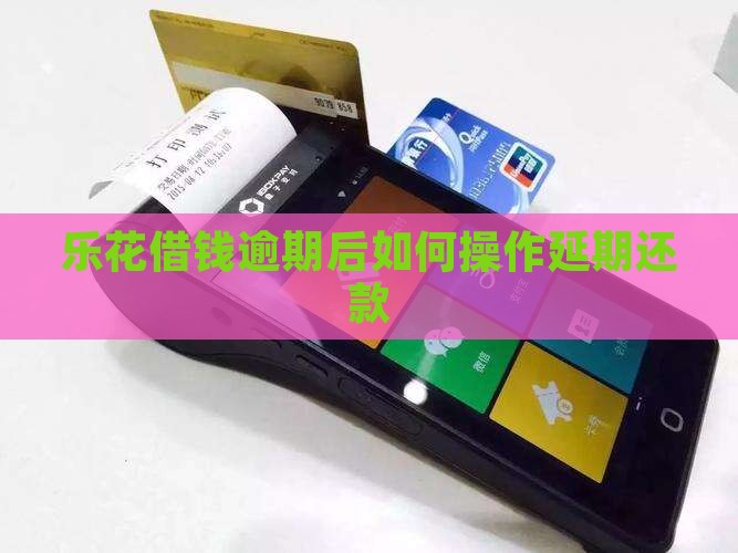 乐花借钱延期还款怎么操作