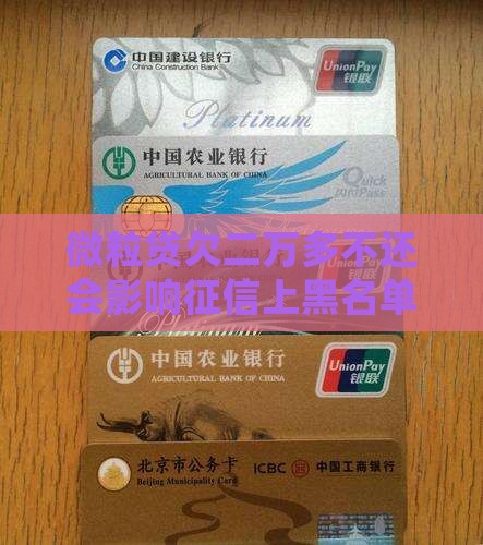 微粒贷欠二万多不还会有什么后果