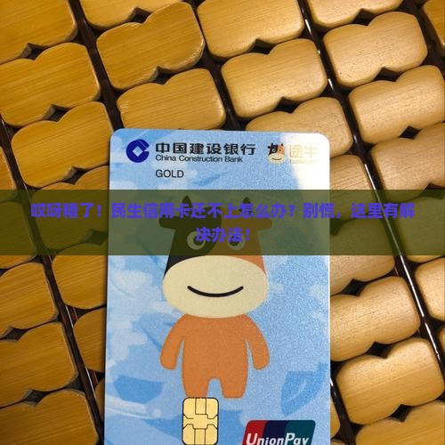 民生信用卡还不起了怎么办处理方法