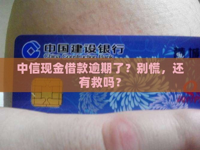 中信现金借款逾期怎么处理