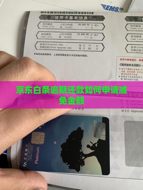 京东白条逾期减免金额