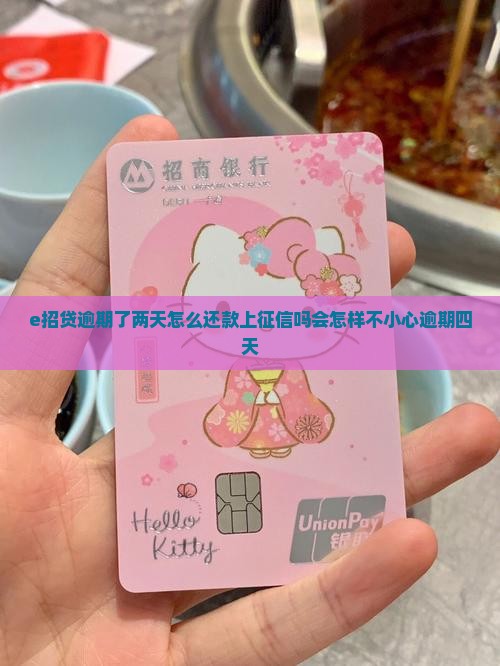 e招贷逾期了两天