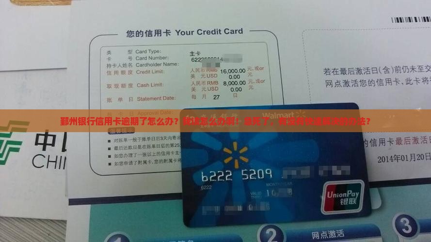 有鄞州银行信用卡逾期的怎么办