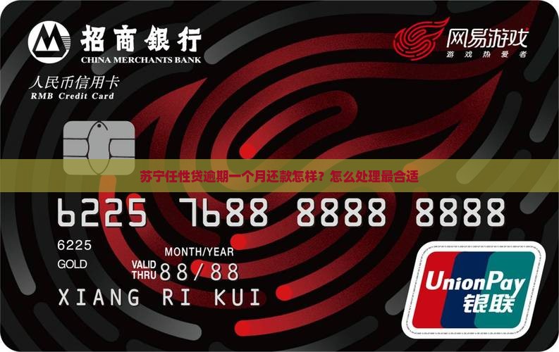 苏宁任性贷逾期一个月还款会怎样