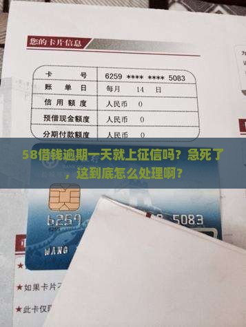 58逾期一天会不会上征信