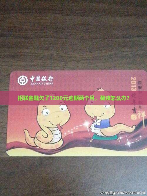 招联金融欠1200逾期两个月怎么办