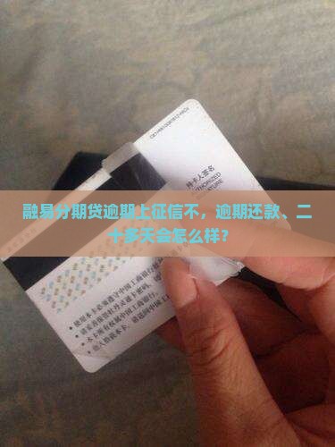 融易分期贷逾期上征信不