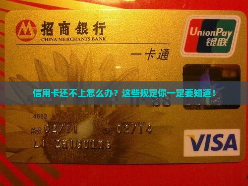 信用卡无力还款办法有哪些规定呢