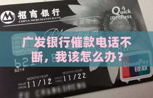 广发银行催款频繁该如何应对