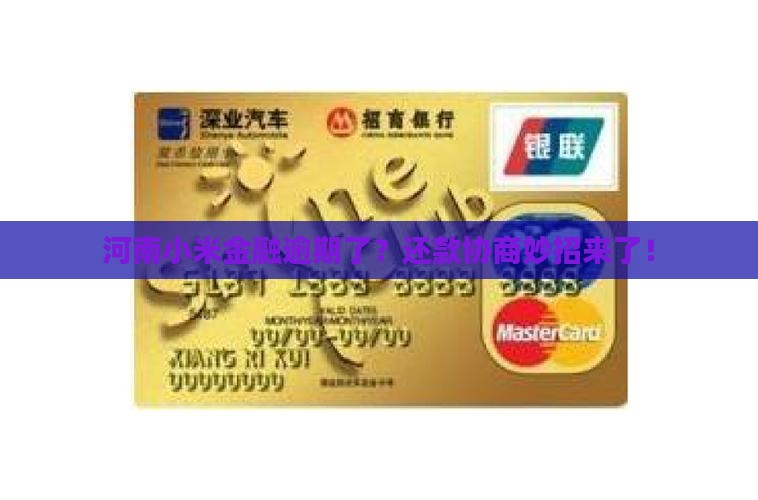 河南小米金融逾期协商还款
