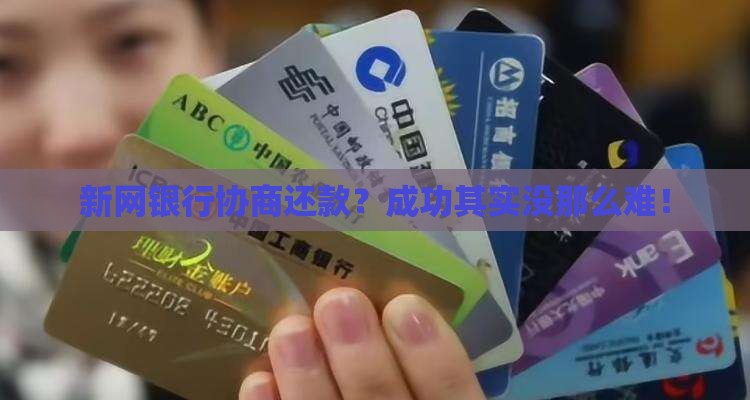 新网银行协商还款成功的具体流程