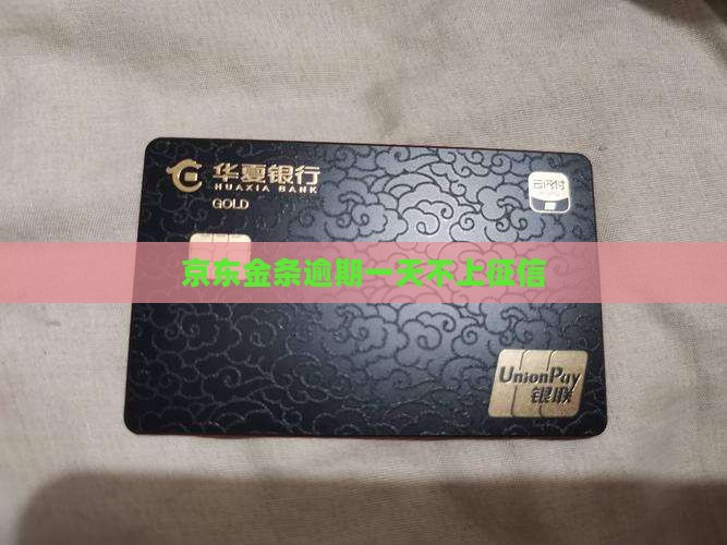 金条逾期一天不上征信