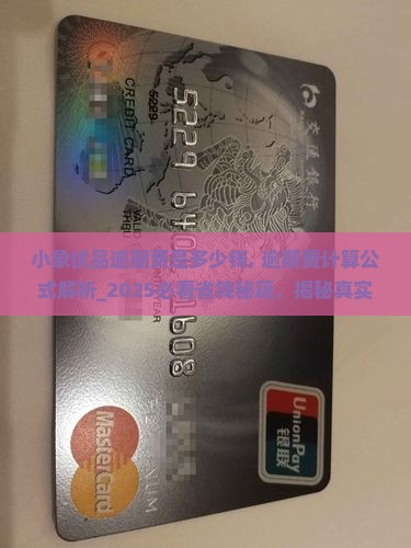 小象优品逾期费是多少钱