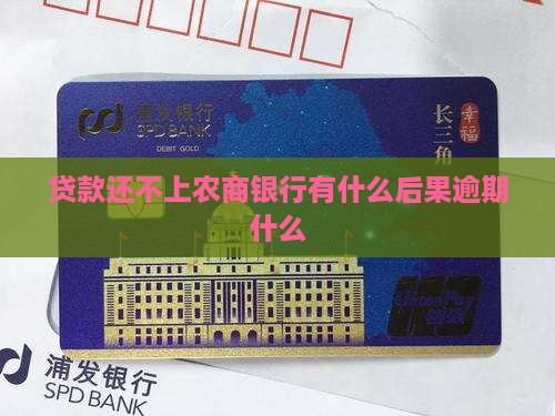 农村商业银行贷款平台逾期后果严重吗
