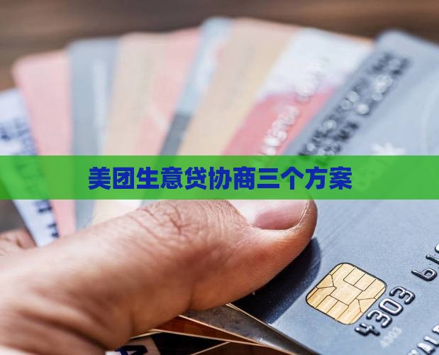 美团生意贷协商三个方案