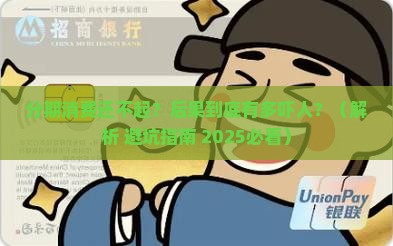 分期消费无力偿还后果严重吗