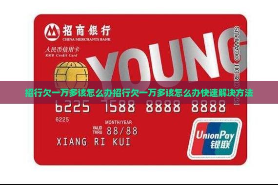 招行欠一万多该怎么办
