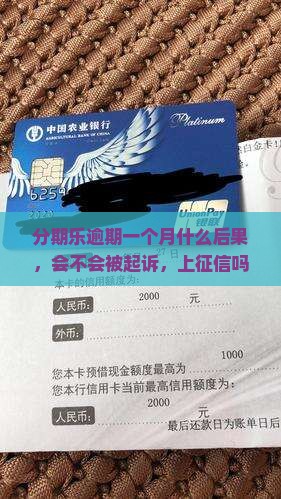 分期乐逾期一个月什么后果