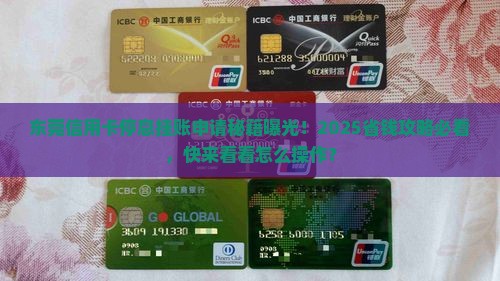 东莞信用卡停息挂账申请办法最新规定