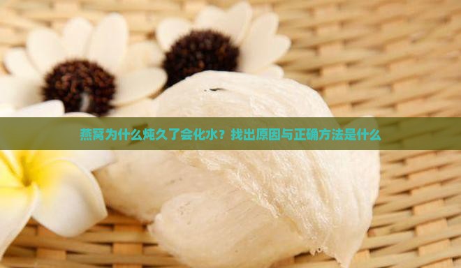燕窝为什么炖久了会化水？找出原因与正确方法是什么
