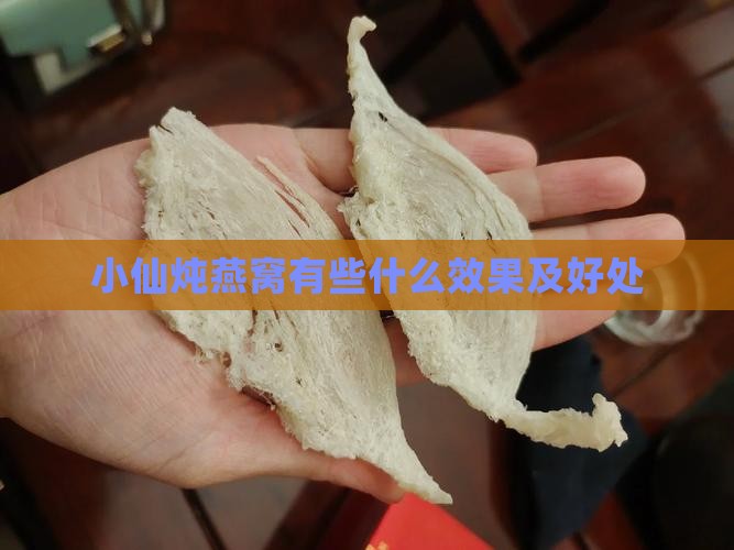 小仙炖燕窝有些什么效果及好处