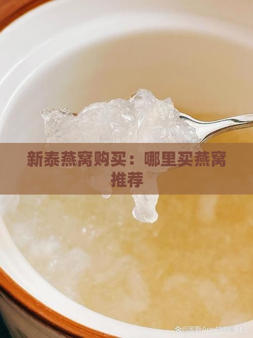 新泰燕窝购买：哪里买燕窝推荐