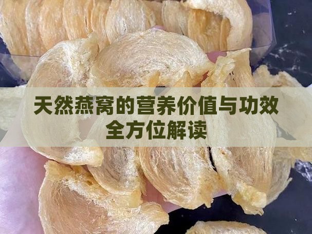天然燕窝的营养价值与功效全方位解读