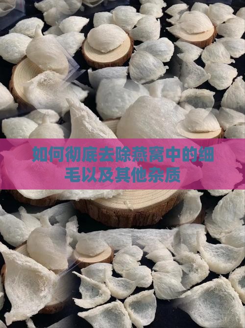 如何彻底去除燕窝中的细毛以及其他杂质