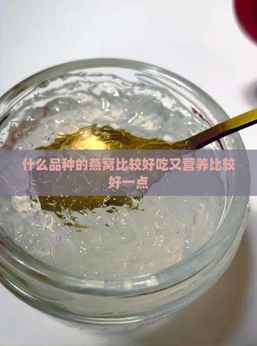 什么品种的燕窝比较好吃又营养比较好一点
