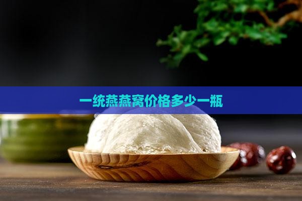 一统燕燕窝价格多少一瓶