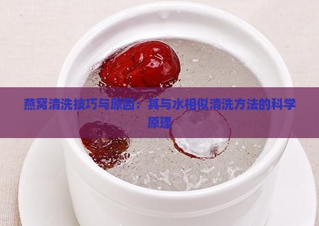 燕窝清洗技巧与原因：其与水相似清洗方法的科学原理