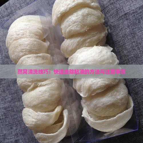 燕窝清洗技巧：快速去除粘液的方法与注意事项