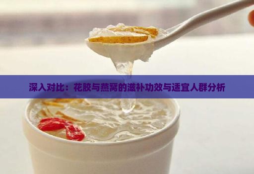 深入对比：花胶与燕窝的滋补功效与适宜人群分析
