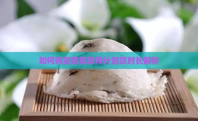 如何购买燕窝及预计到货时长解析